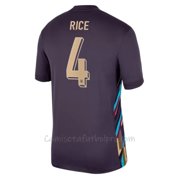 Camiseta Inglaterra Declan Rice 4 Hombre 2ª Equipación Eurocopa 2024