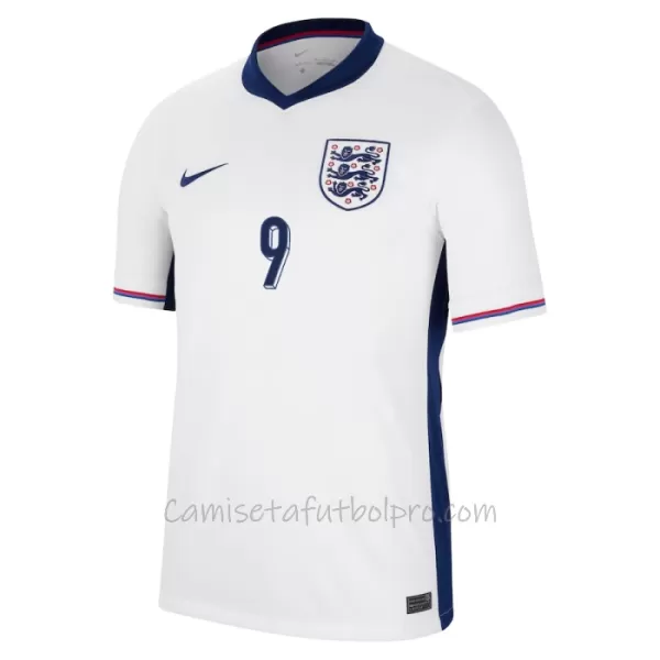 Camiseta Inglaterra Harry Kane 9 Hombre 1ª Equipación Eurocopa 2024