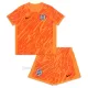 Camiseta Portero Inglaterra Niños Eurocopa 2024 Naranja