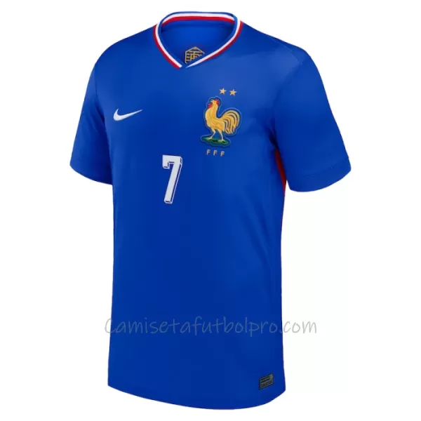 Camiseta Francia Antoine Griezmann 7 Hombre 1ª Equipación Eurocopa 2024