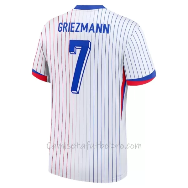 Camiseta Francia Antoine Griezmann 7 Hombre 2ª Equipación Eurocopa 2024