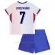 Camiseta Francia Antoine Griezmann 7 Niños 2ª Equipación Eurocopa 2024