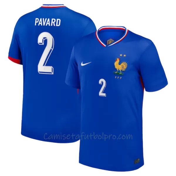 Camiseta Francia Benjamin Pavard 2 Hombre 1ª Equipación Eurocopa 2024