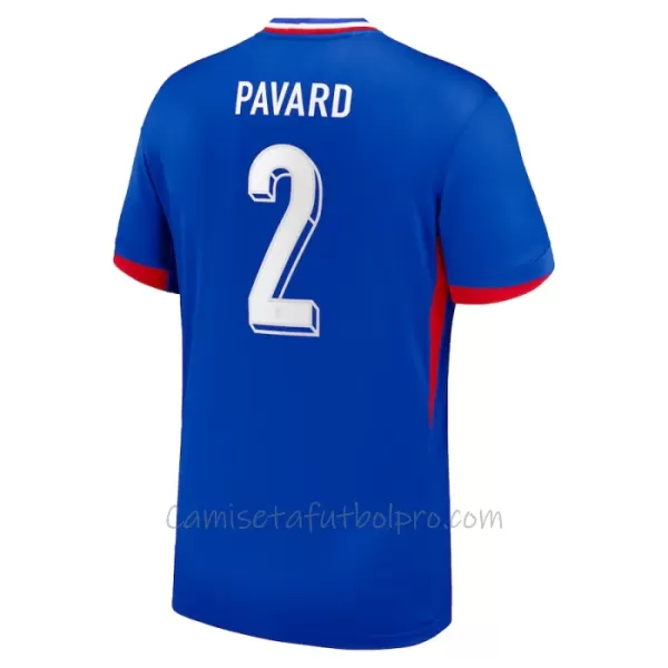 Camiseta Francia Benjamin Pavard 2 Hombre 1ª Equipación Eurocopa 2024