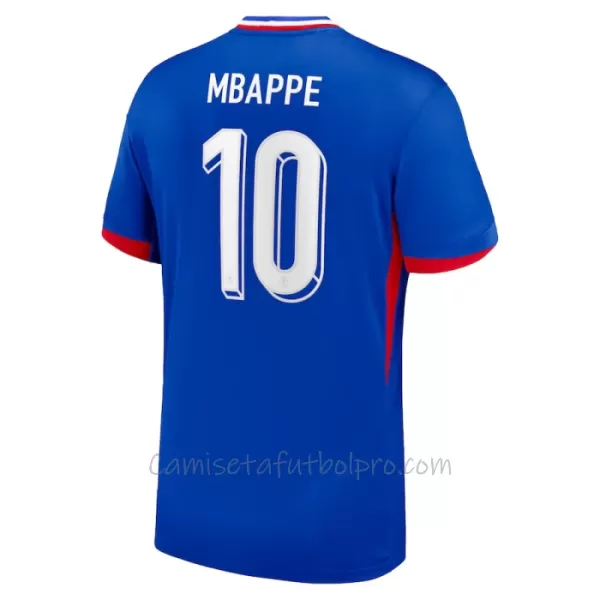 Camiseta Francia Kylian Mbappé 10 Hombre 1ª Equipación Eurocopa 2024