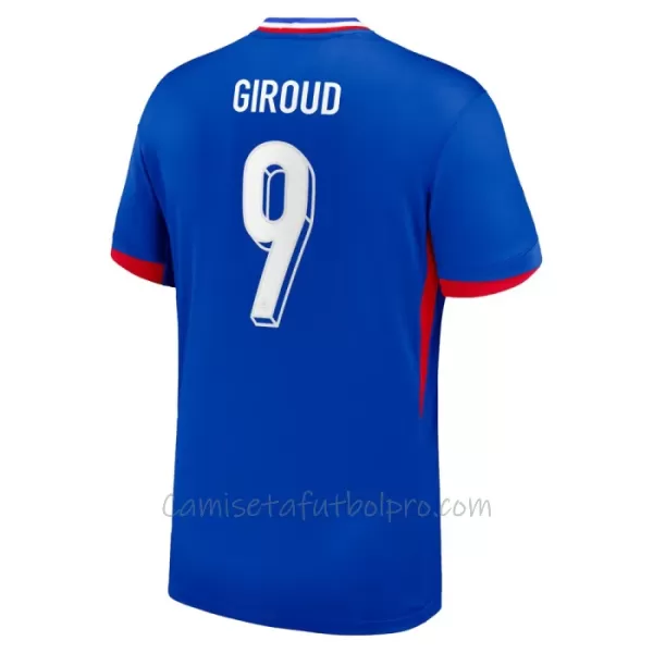 Camiseta Francia Olivier Giroud 9 Hombre 1ª Equipación Eurocopa 2024