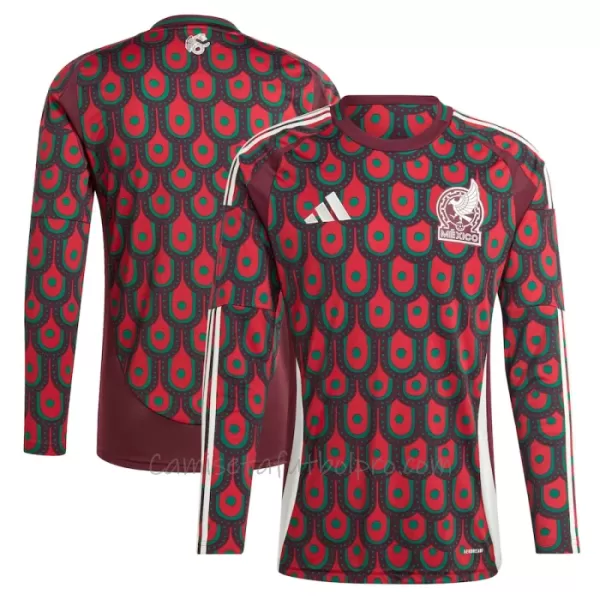 Camiseta México Hombre 1ª Equipación 2024 Manga Larga