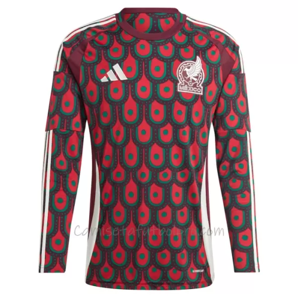 Camiseta México Hombre 1ª Equipación 2024 Manga Larga