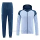 Chaqueta De Entrenamiento Con Capucha Manchester City Hombre 24/25 Azul