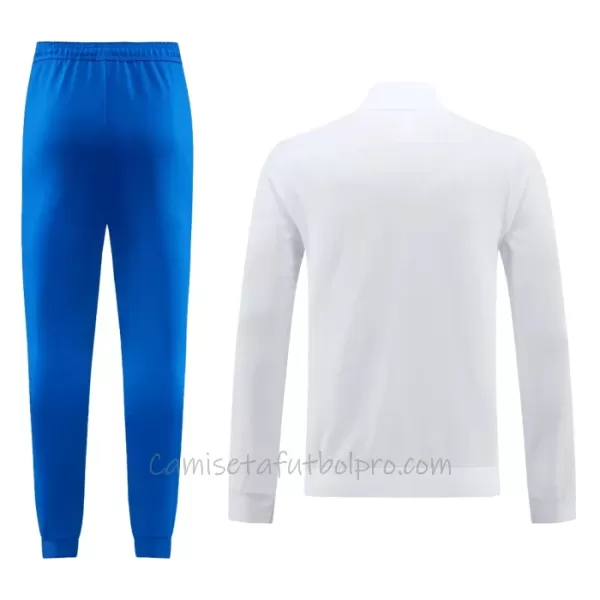 Conjunto De Chaqueta De Entrenamiento Italia Hombre 2024 Blanco