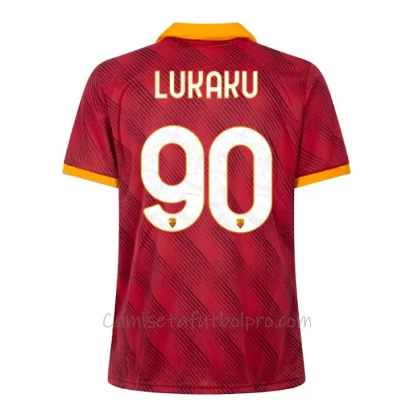 Camiseta AS Roma Romelu Lukaku 90 Hombre 4ª Equipación 23/24