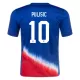 Camiseta Estados Unidos Christian Pulišić 10 Hombre 2ª Equipación 2024