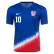 Camiseta Estados Unidos Christian Pulišić 10 Hombre 2ª Equipación 2024