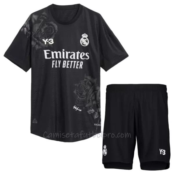 Camiseta Portero Real Madrid Niños 4ª Equipación 23/24 Negro