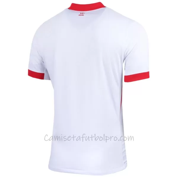 Camiseta Polonia Hombre 1ª Equipación Eurocopa 2024