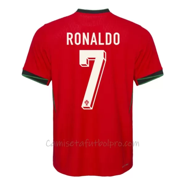 Camiseta Portugal Cristiano Ronaldo 7 Hombre 1ª Equipación Eurocopa 2024