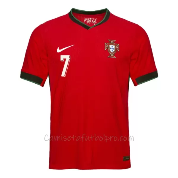 Camiseta Portugal Cristiano Ronaldo 7 Hombre 1ª Equipación Eurocopa 2024