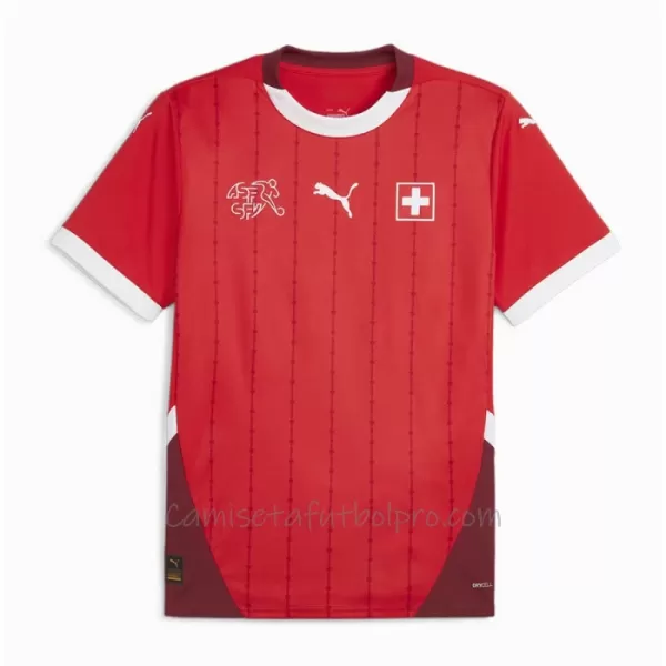 Camiseta Suiza Hombre 1ª Equipación Eurocopa 2024