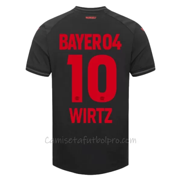 Camiseta Bayer 04 Leverkusen Florian Wirtz 10 Hombre 1ª Equipación 23/24