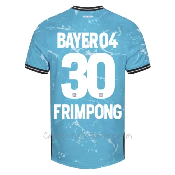 Camiseta Bayer 04 Leverkusen Jeremie Frimpong 30 Hombre 3ª Equipación 23/24