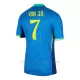 Camiseta Brasil Vinicius Junior 7 Hombre 2ª Equipación 2024