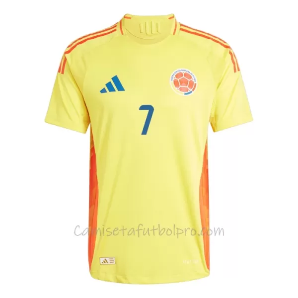 Camiseta Colombia Luis Díaz 7 Hombre 1ª Equipación 2024