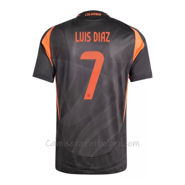 Camiseta Colombia Luis Díaz 7 Hombre 2ª Equipación 2024