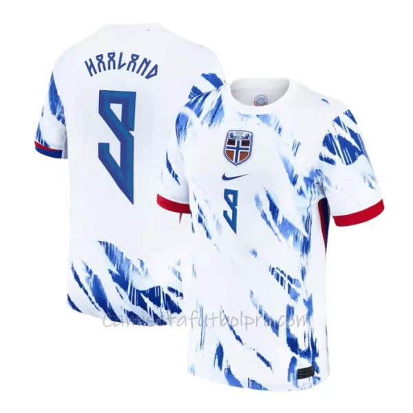 Camiseta Noruega Erling Haaland 9 Hombre 2ª Equipación 2024