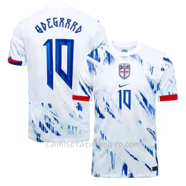 Camiseta Noruega Martin Ødegaard 10 Hombre 2ª Equipación 2024