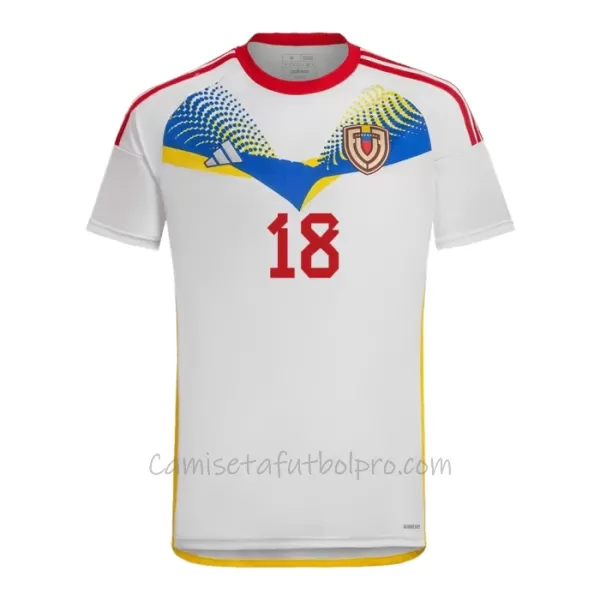 Camiseta Venezuela Arango 18 Hombre 2ª Equipación 24/25