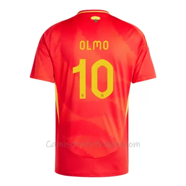 Camiseta España Dani Olmo 10 Hombre 1ª Equipación Eurocopa 2024