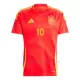 Camiseta España Dani Olmo 10 Hombre 1ª Equipación Eurocopa 2024