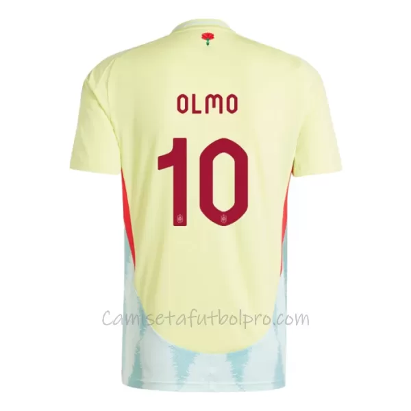 Camiseta España Dani Olmo 10 Hombre 2ª Equipación Eurocopa 2024