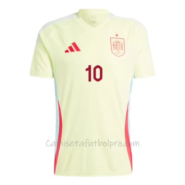 Camiseta España Dani Olmo 10 Hombre 2ª Equipación Eurocopa 2024