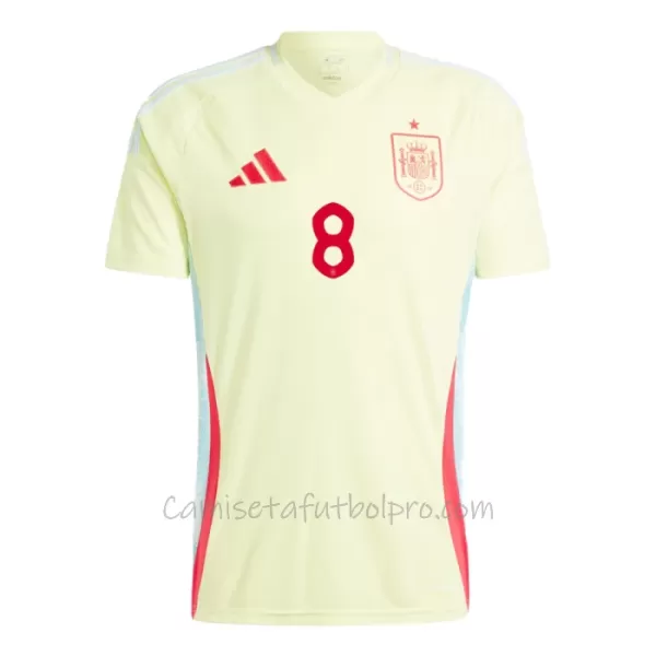 Camiseta España Fabian Ruiz 8 Hombre 2ª Equipación Eurocopa 2024