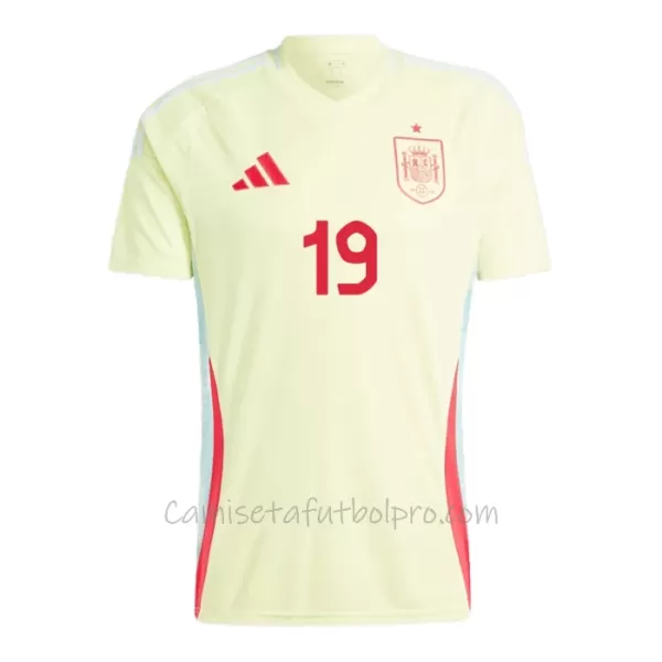 Camiseta España Lamine Yamal 19 Hombre 2ª Equipación Eurocopa 2024