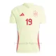 Camiseta España Lamine Yamal 19 Hombre 2ª Equipación Eurocopa 2024