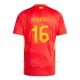 Camiseta España Rodrigo Hernández 16 Hombre 1ª Equipación Eurocopa 2024