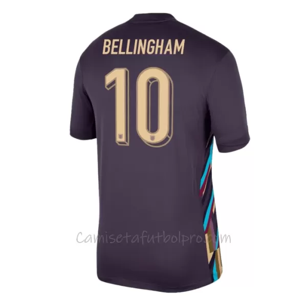 Camiseta Inglaterra Jude Bellingham 10 Hombre 2ª Equipación Eurocopa 2024