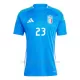 Camiseta Italia Alessandro Bastoni 23 Hombre 1ª Equipación Eurocopa 2024