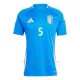 Camiseta Italia Manuel Locatelli 5 Hombre 1ª Equipación Eurocopa 2024