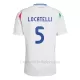 Camiseta Italia Manuel Locatelli 5 Hombre 2ª Equipación Eurocopa 2024