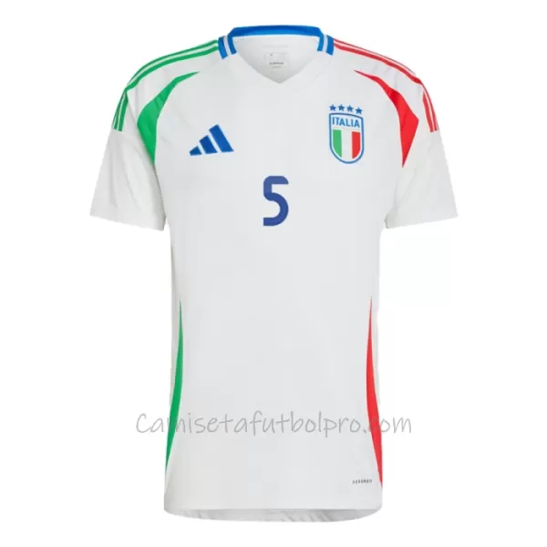 Camiseta Italia Manuel Locatelli 5 Hombre 2ª Equipación Eurocopa 2024