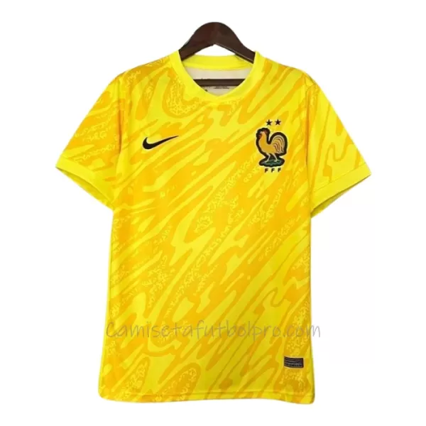 Camiseta Portero Francia Hombre Eurocopa 2024 Amarillo