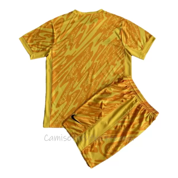 Camiseta Portero Francia Niños Eurocopa 2024 Amarillo