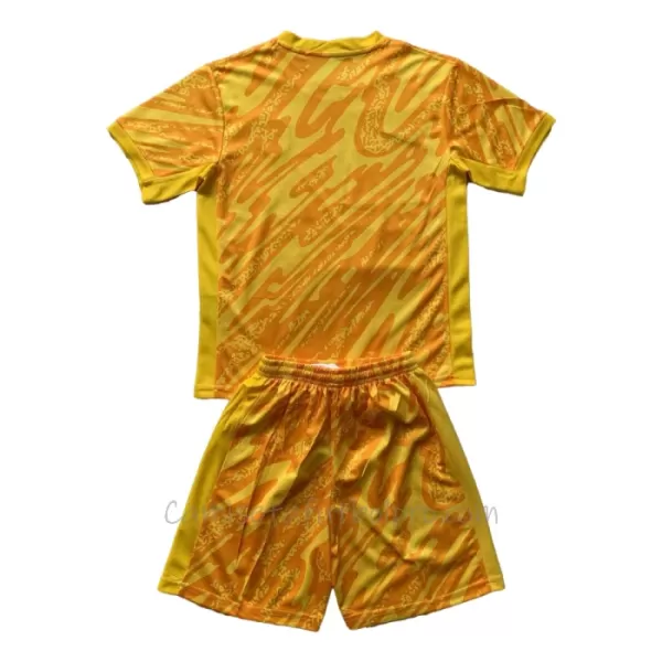 Camiseta Portero Países Bajos Niños Eurocopa 2024 Amarillo