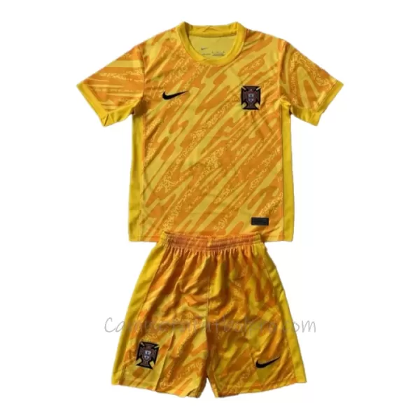 Camiseta Portero Portugal Niños Eurocopa 2024 Amarillo