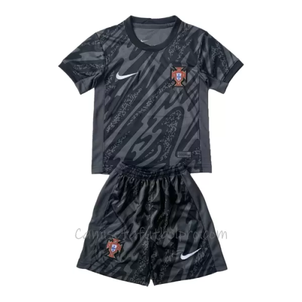 Camiseta Portero Portugal Niños Eurocopa 2024 Negro