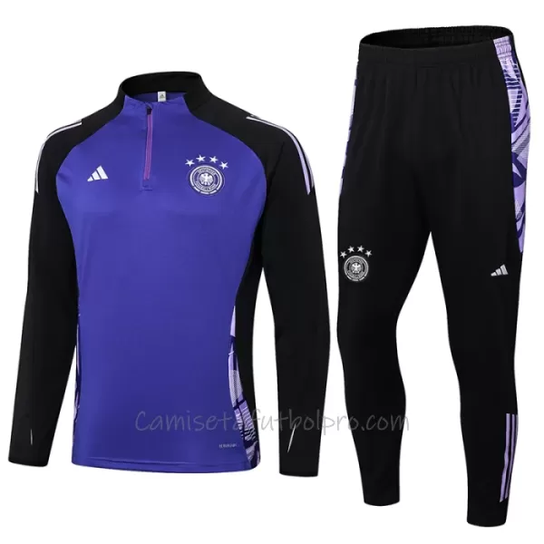 Conjunto de sudadera de entrenamiento Alemania Hombre 24/25 Púrpura