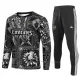 Conjunto de sudadera de entrenamiento Arsenal Hombre 24/25 Negro